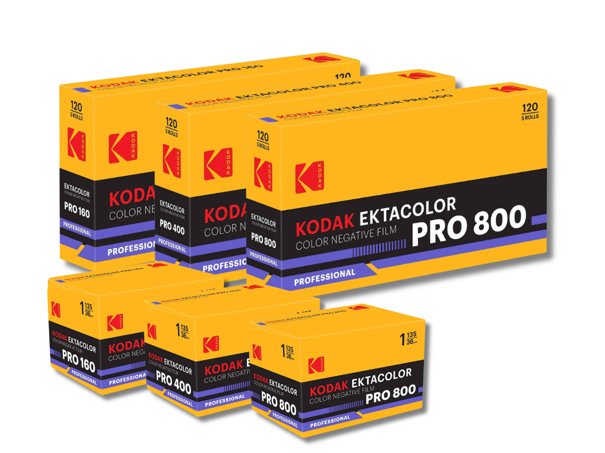 Kodak EKTACOLOR PRO Film in 35mm and 120