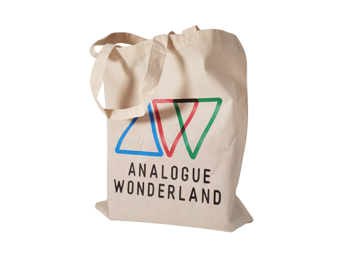 Analogue Wonderland Logo Canvas Tote Bag