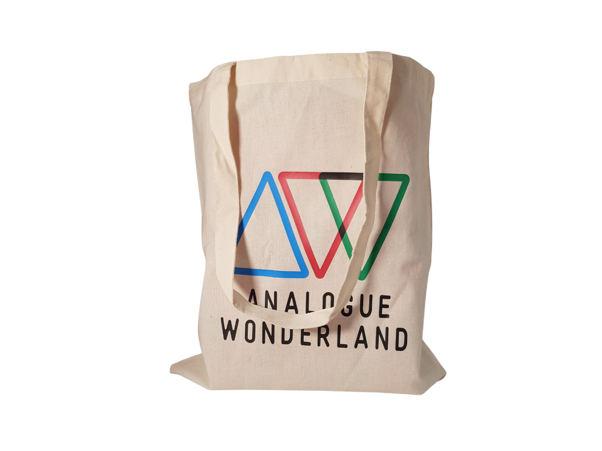 Analogue Wonderland Logo Canvas Tote Bag