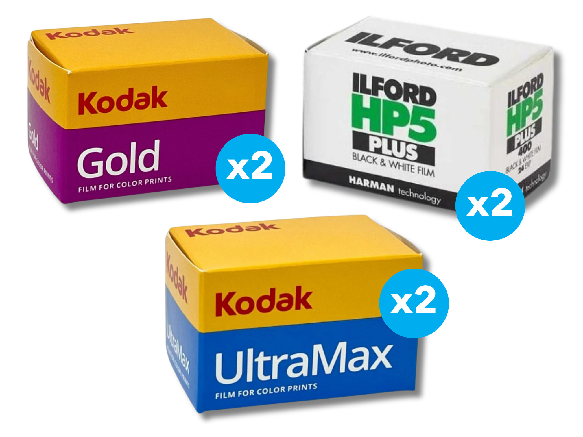 Bestsellers 35mm Film Bundle (6 Rolls)