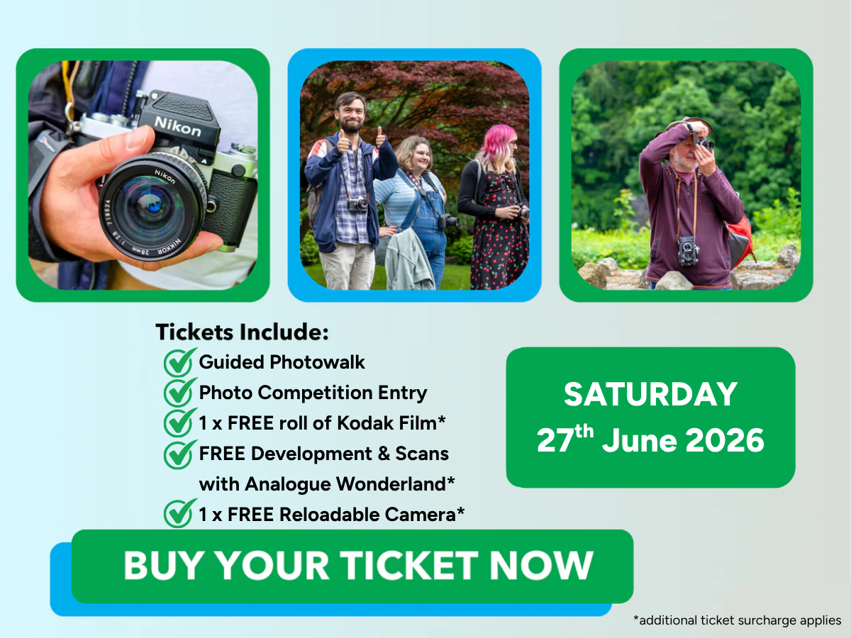 Oxford - The Big Film Photowalk 2026 Ticket {Film and Development Options Available}