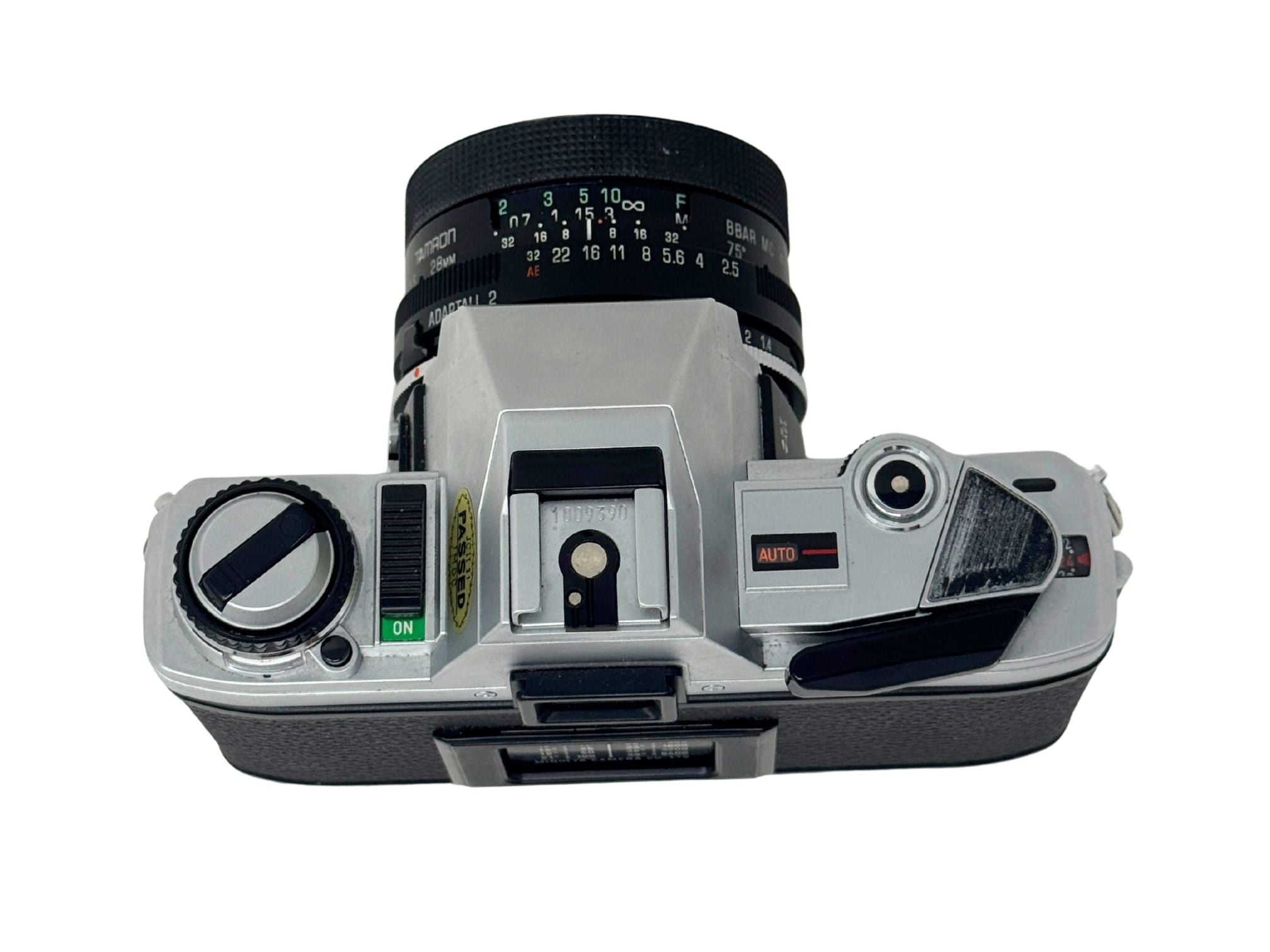 Minolta X-300 Chrome Body [1009390] w/ Adaptall 28mm f/2.5 - Film Camera