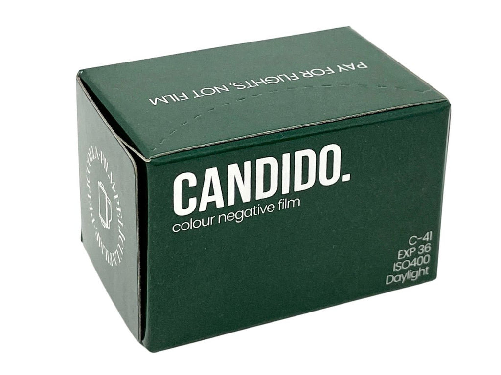 Candido 400 film packaging