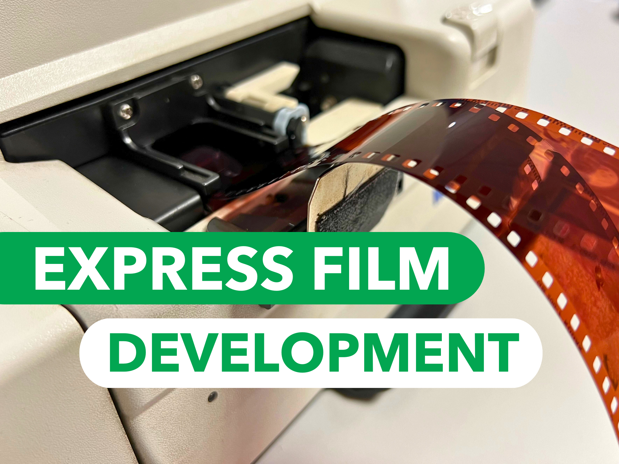 EXPRESS Colour Film Development - with FREE tracked shipping to the lab