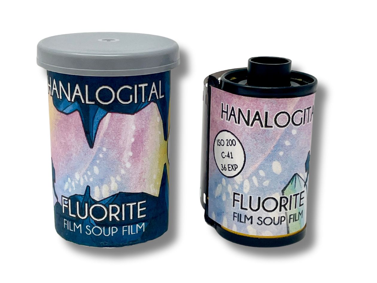 Hanalogital Fluorite - 35mm Film - Pot & Canister