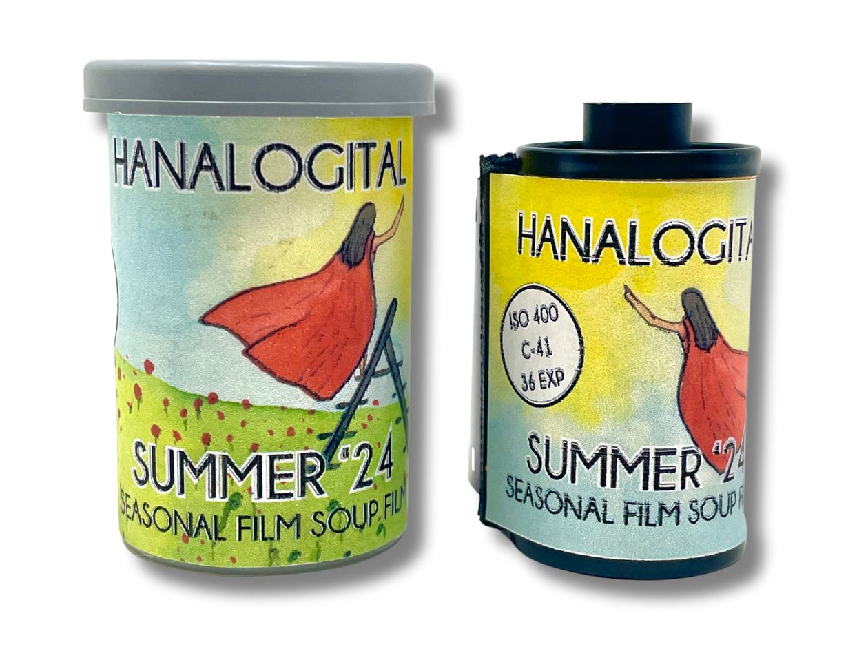 Hanalogital Summer '24 - Souped Film - 35mm Film - Cassette & Canister