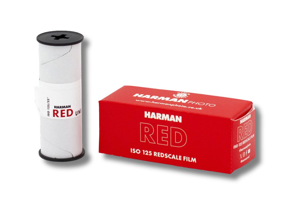 Harman Red - 120 Film - Roll & Box