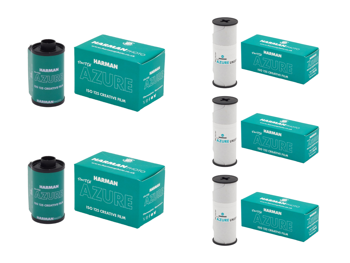 Harman Switch Azure 125 - 35mm & 120 Film Bundle