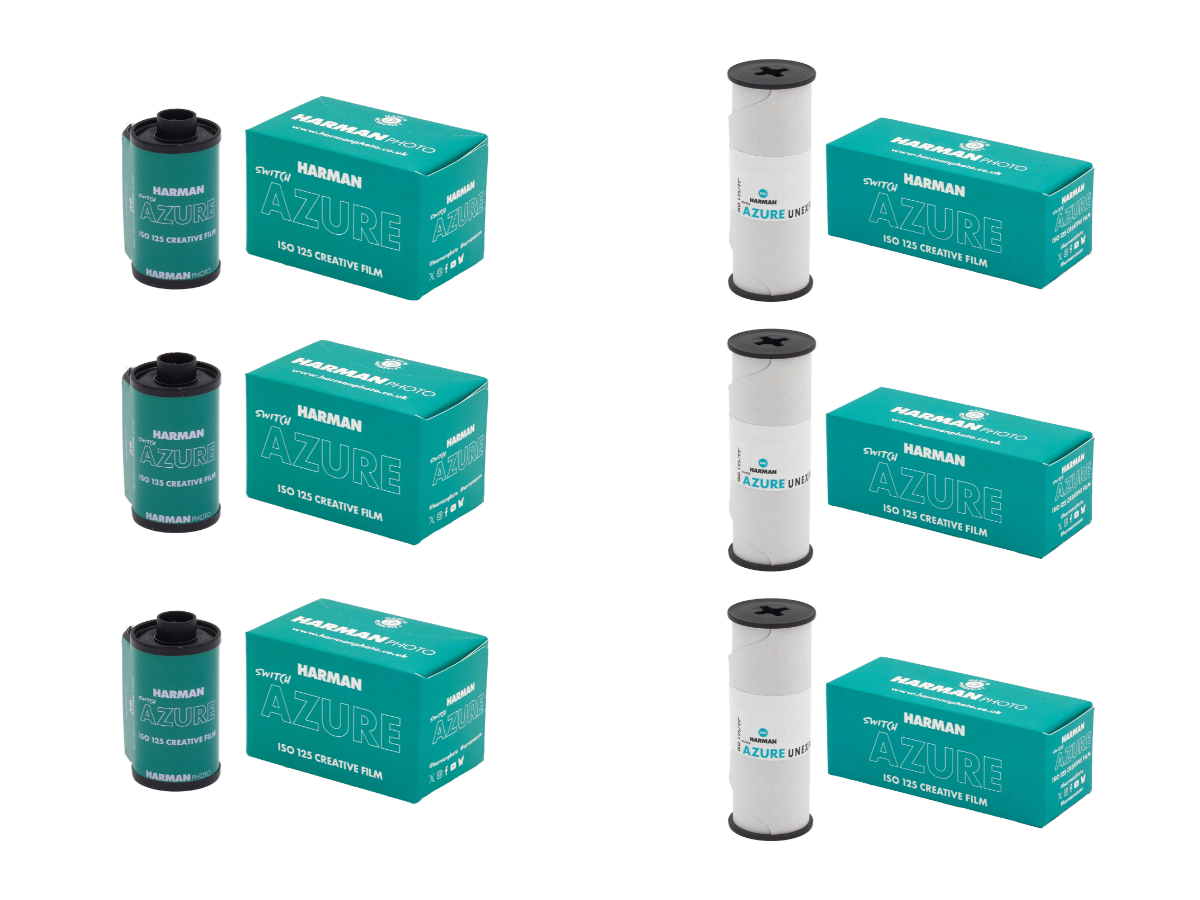 Harman Switch Azure 125 - 35mm & 120 Film Bundle