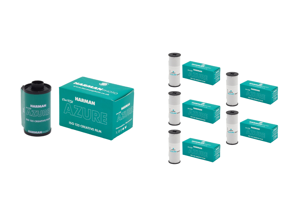 Harman Switch Azure 125 - 35mm & 120 Film Bundle