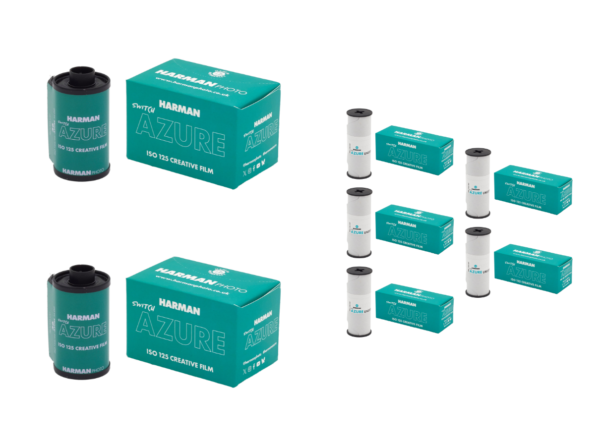 Harman Switch Azure 125 - 35mm & 120 Film Bundle