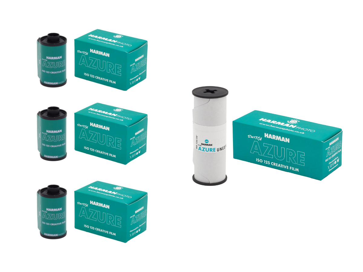 Harman Switch Azure 125 - 35mm & 120 Film Bundle