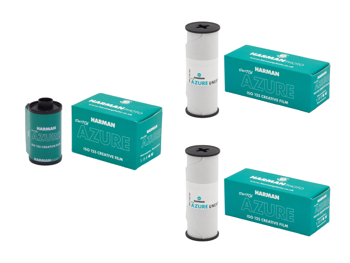 Harman Switch Azure 125 - 35mm & 120 Film Bundle