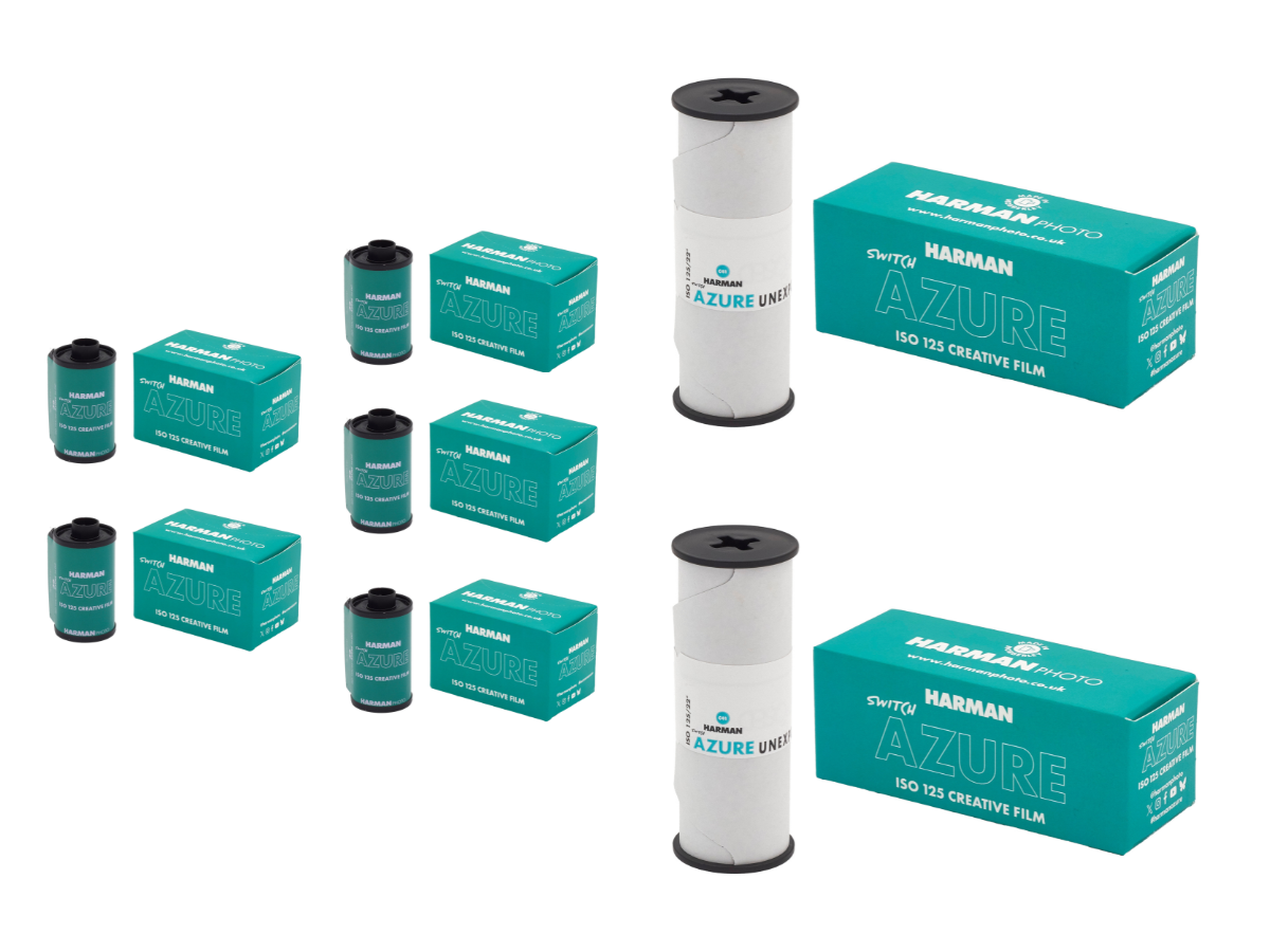 Harman Switch Azure 125 - 35mm & 120 Film Bundle