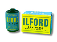 Ilford FP4 Plus - 35mm Film - Retro Packaging