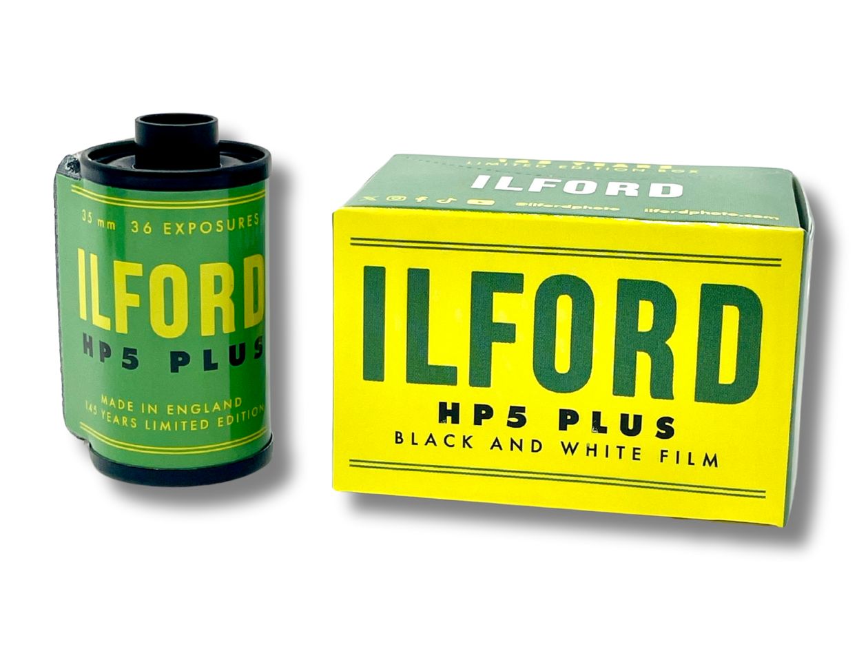 Ilford HP5 Plus - 35mm Film - Retro Packaging 36 Exp