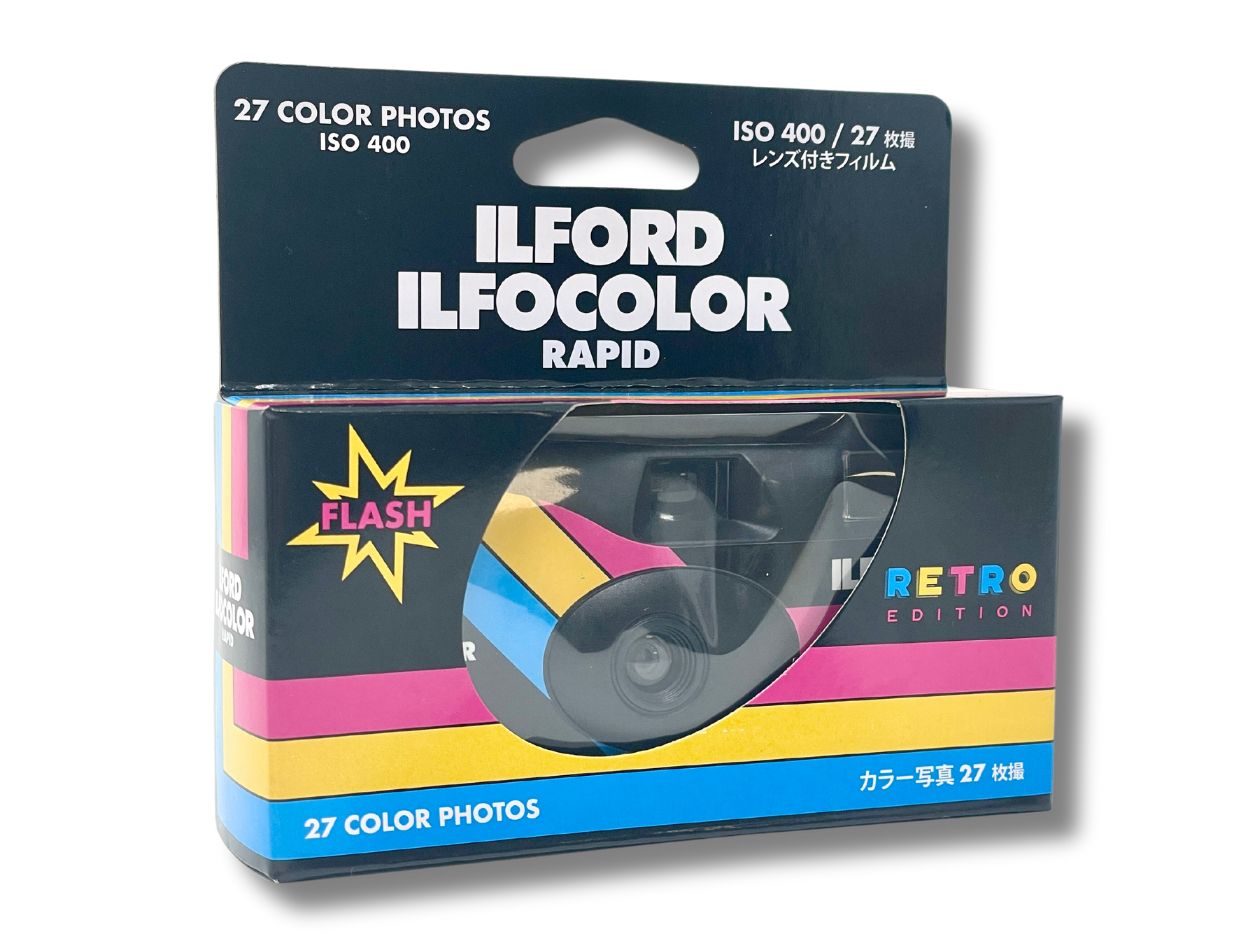 Ilford "IlfoColor" - Disposable Camera - Analogue Wonderland - Black