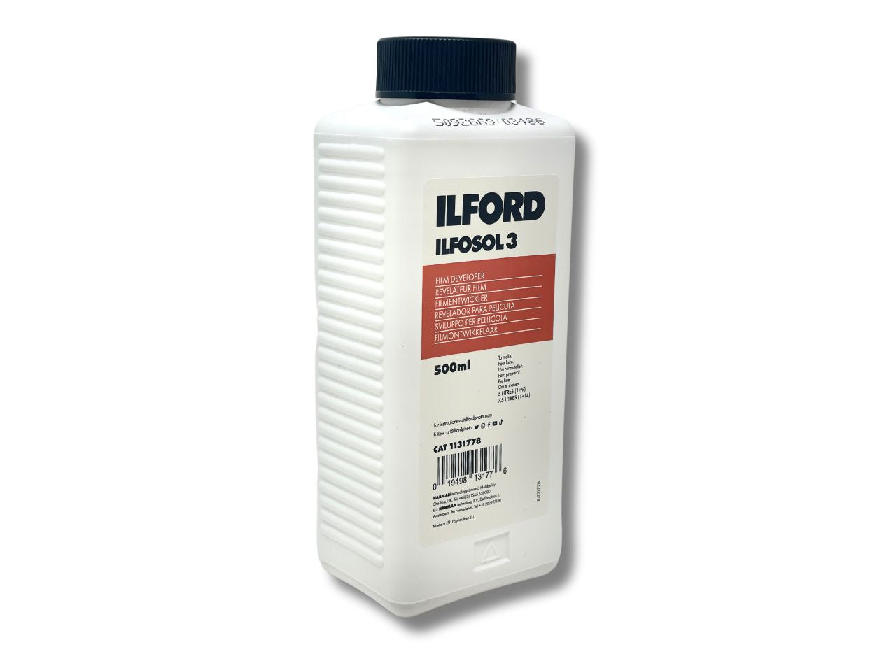 Ilford Ilfosol 3 Developer 500ml - Side View