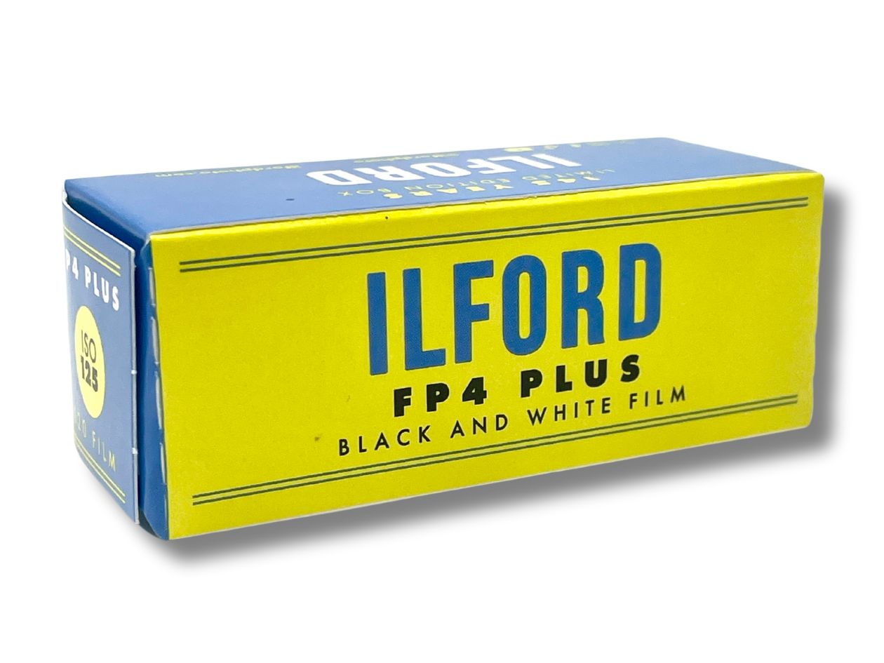 Ilford FP4 Plus - 120 Film - Retro Packaging