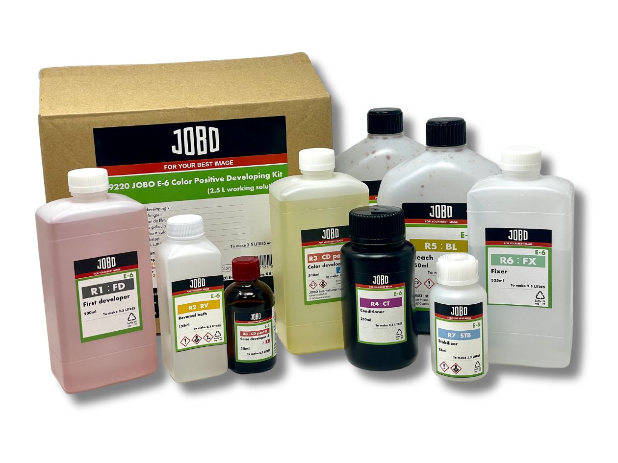 JOBO C-41 E6 Colour Positive Developing Kit - Items