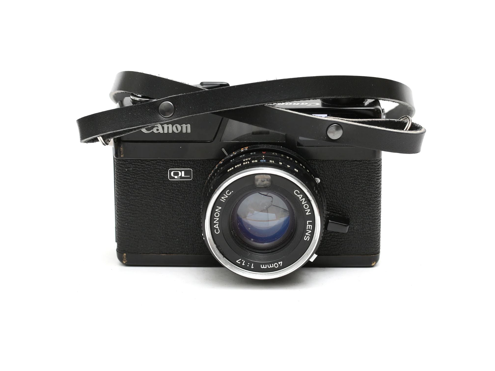 KameraStockholm Black Standard Leather Camera Strap - 80cm
