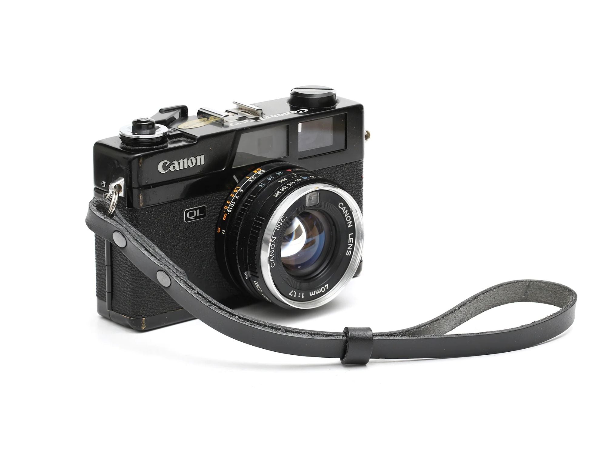 KameraStockholm Black Wrist Leather Camera Strap - 23cm