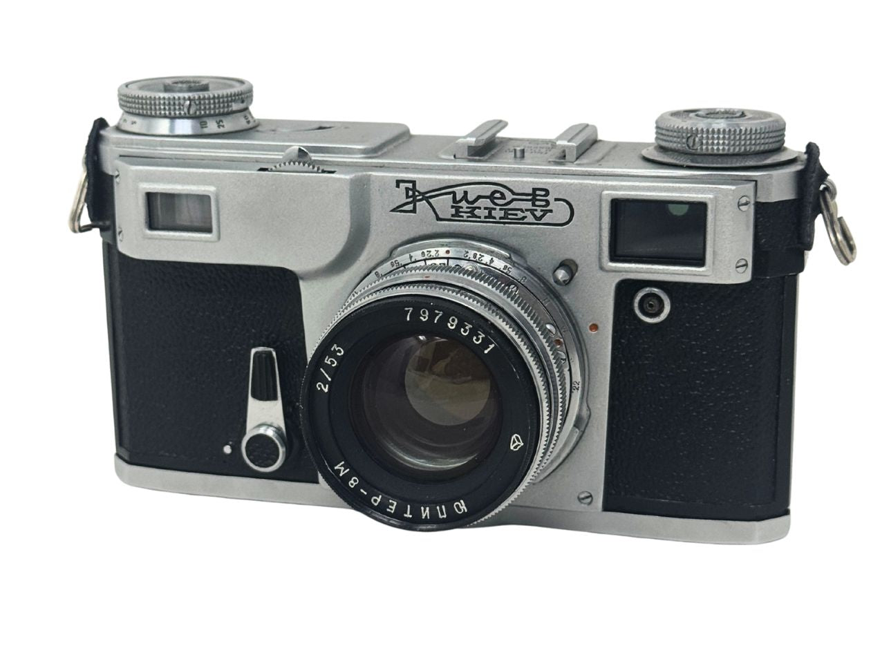 Kiev 4A w/ 53mm f/2 Jupiter-8M [8000036] - Film Camera