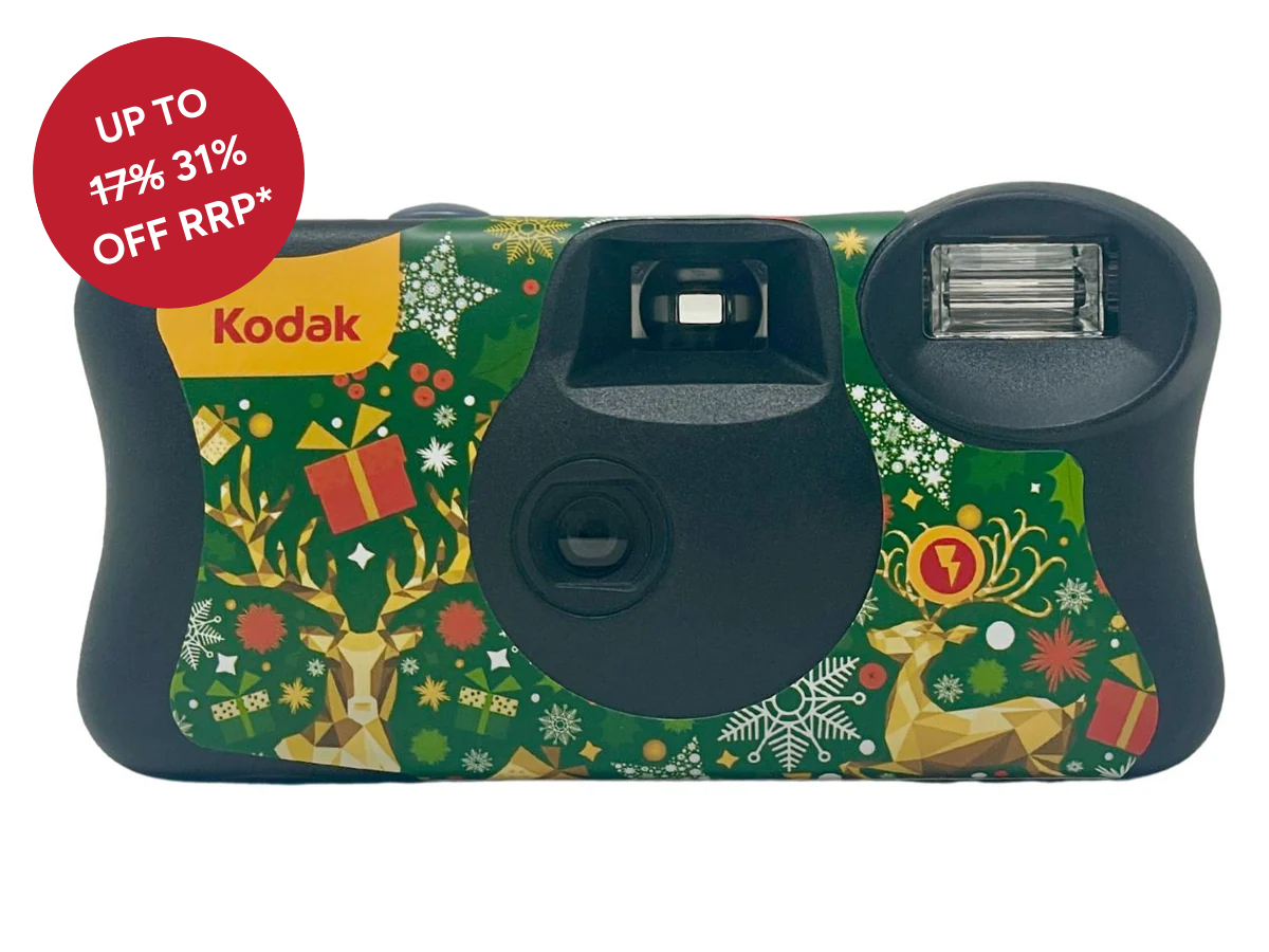 Kodak Festive Funsaver Flash 39exp (Christmas Edition) - Disposable Film Camera