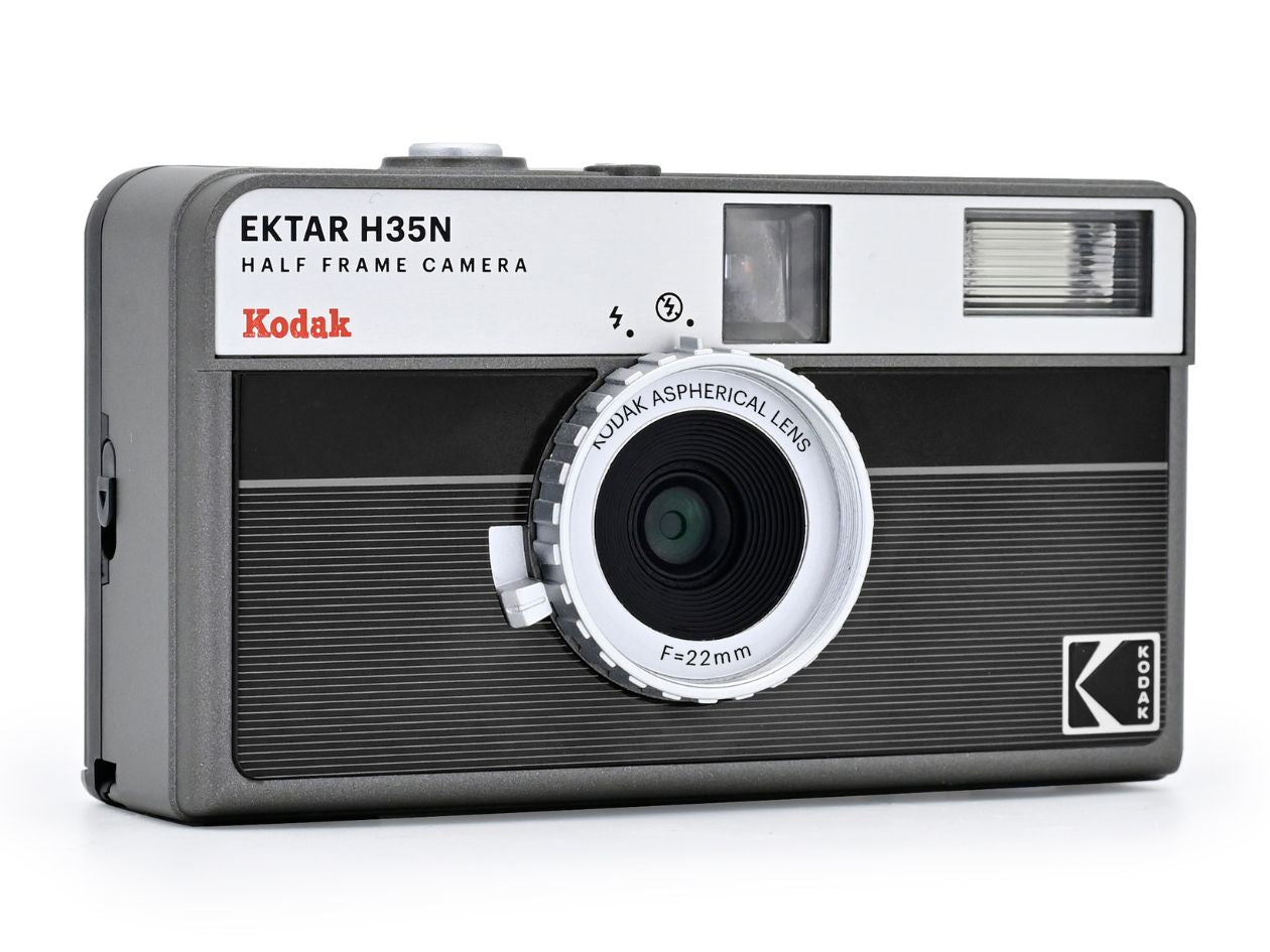 Kodak Ektar H35N - 35mm Half Frame Camera - Black Front Product Photo