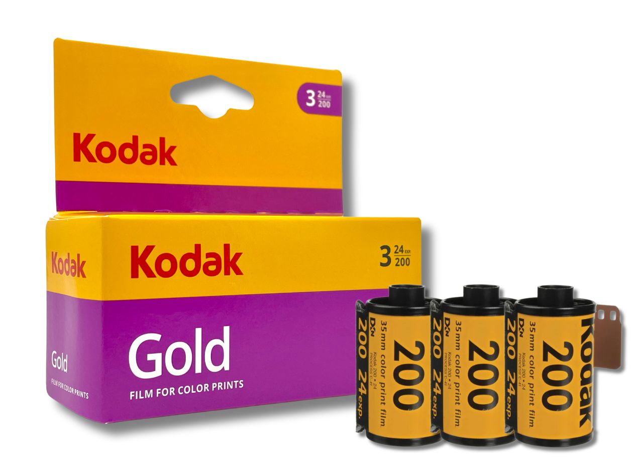 Kodak Gold 200 - 35mm Film - 3 Pack24 Exposures