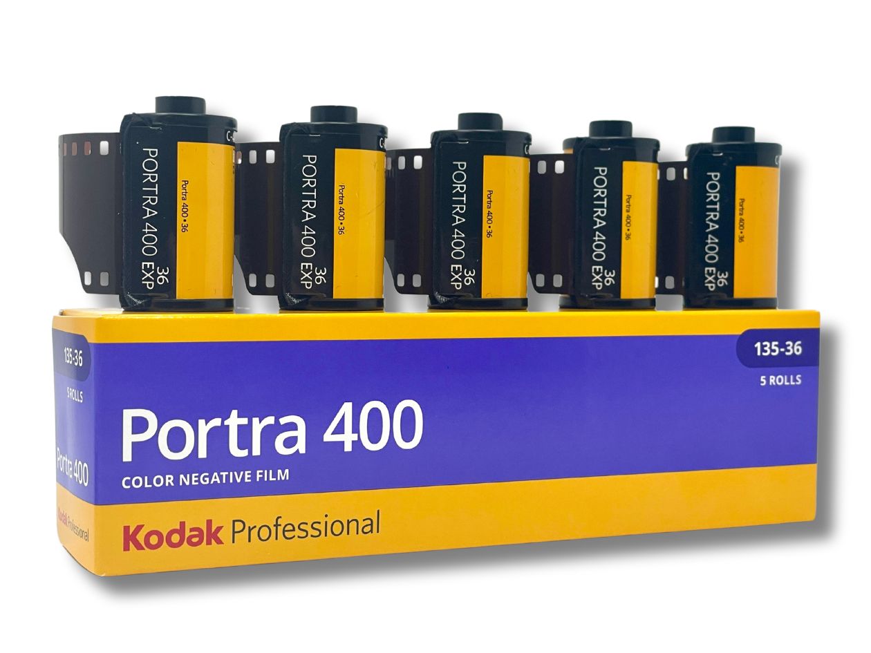 Kodak Portra 400 - 35mm Film - 5 Pack with Cassettes