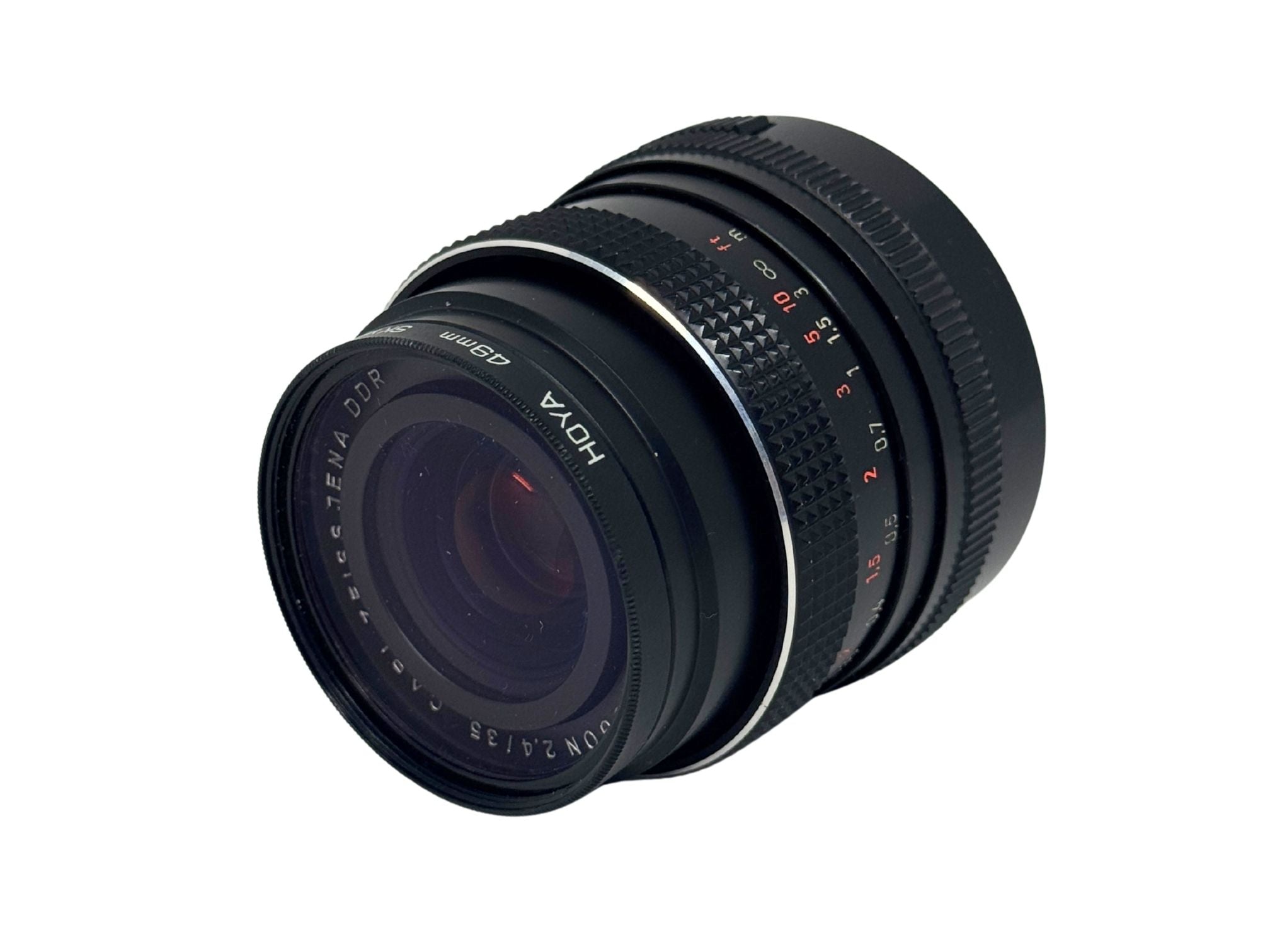 M42 fit Zeiss 35mm f/2.4 Flektogon Red MC [44342] - Lens