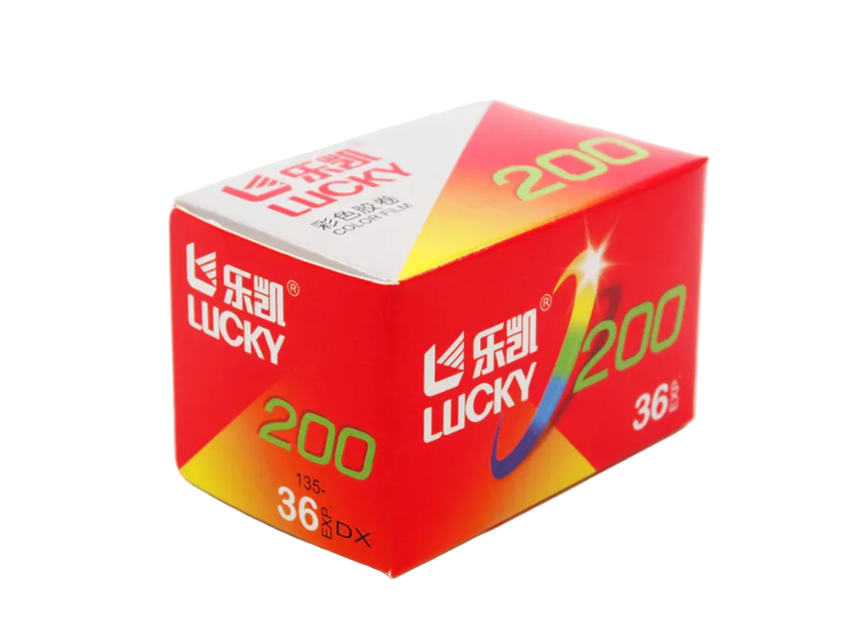China Lucky Film Lucky Color 200 film packaging