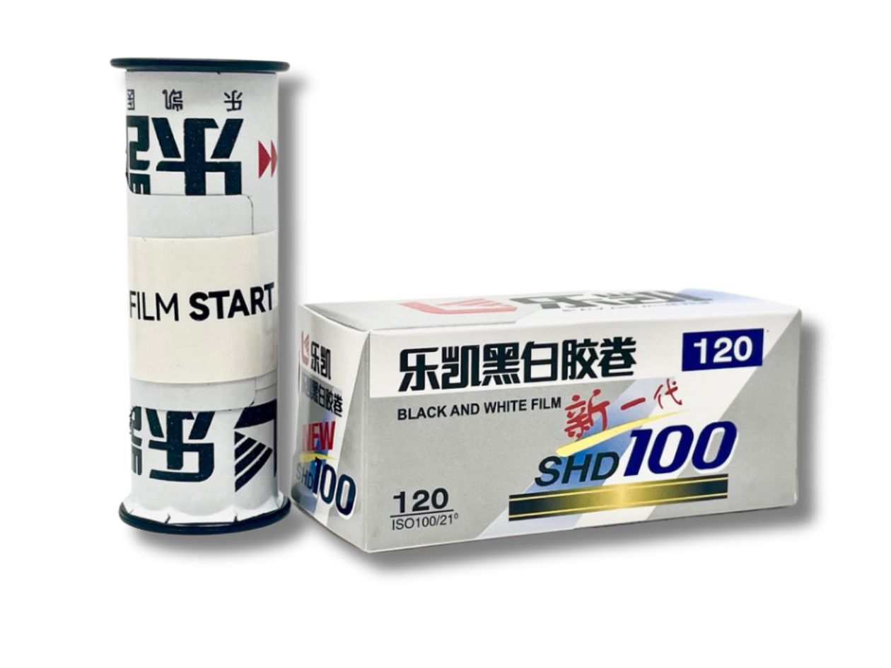 Lucky Film SHD 100 - 120 Film - Box & Roll of Film