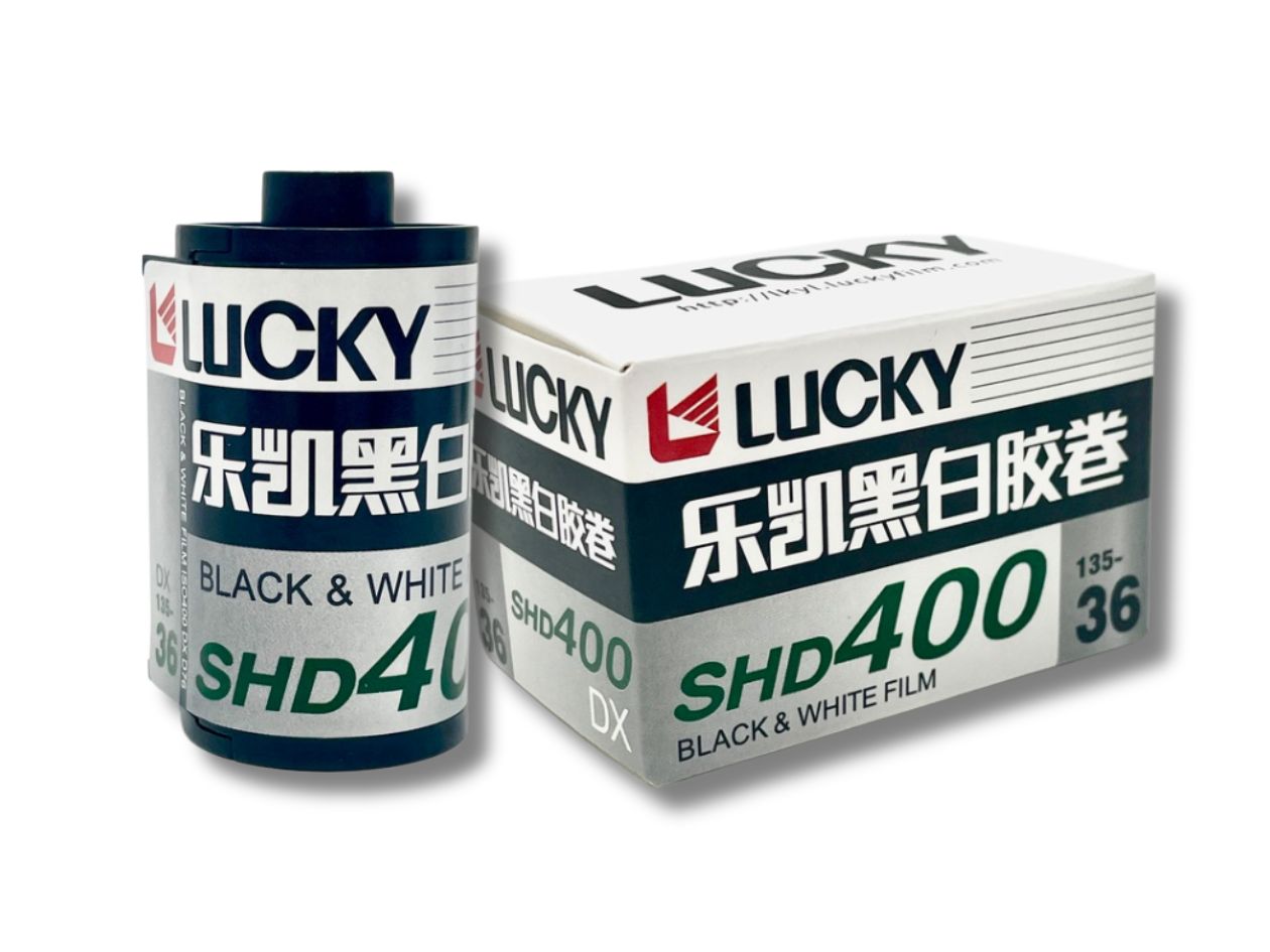 Lucky Film SHD 400 - 35mm Film - Cassette & Box