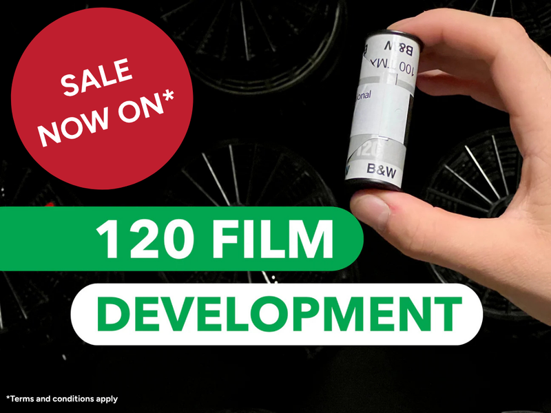 120 Film Development - with FREE tracked shipping to the lab