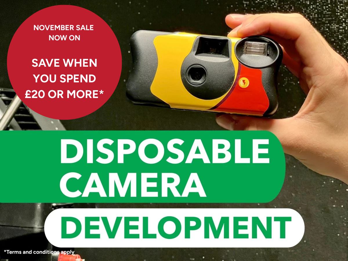 Disposable Camera Development - with FREE tracked shipping to the lab