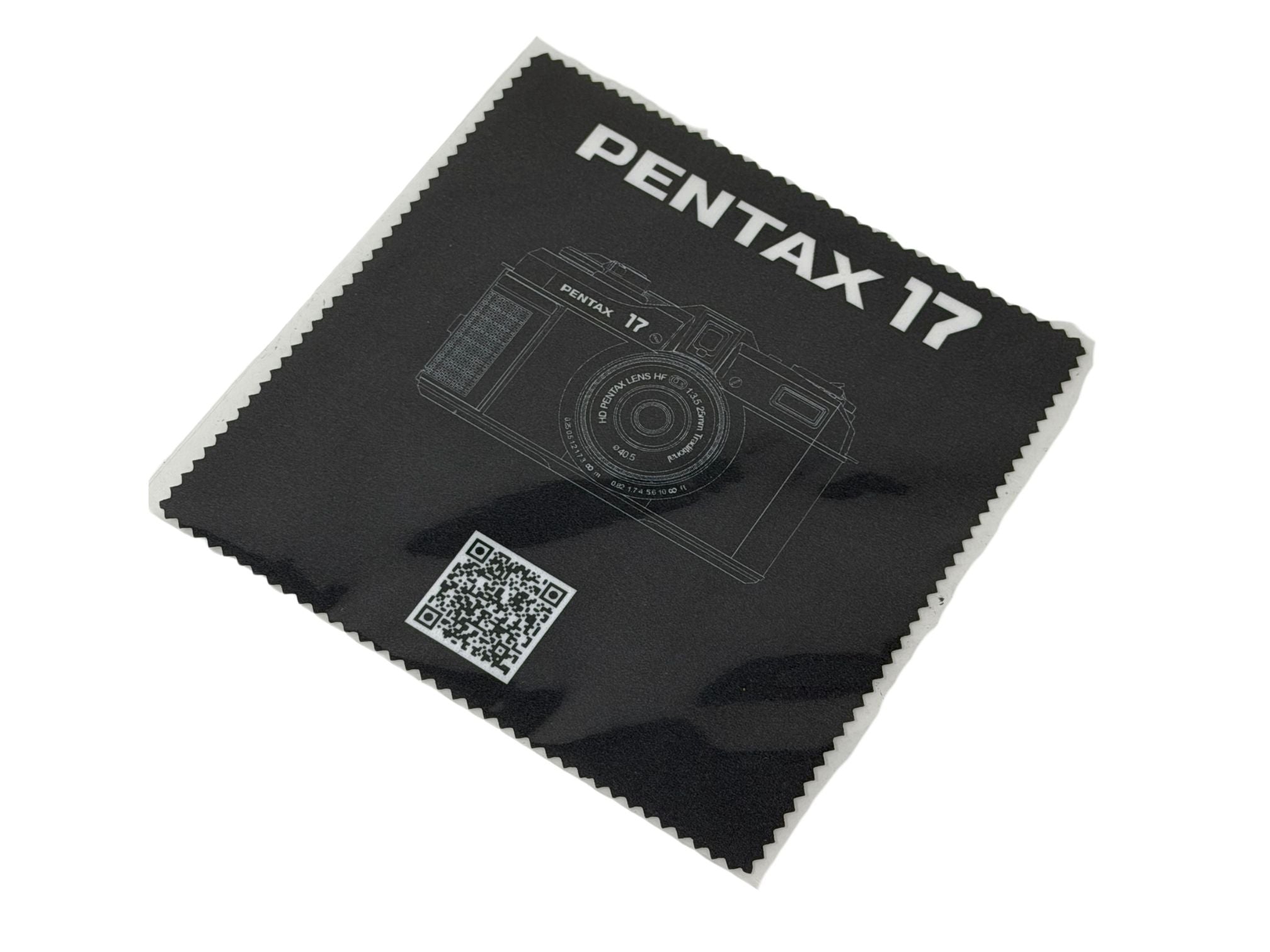 Pentax 17 Camera Lens Cloth - Black