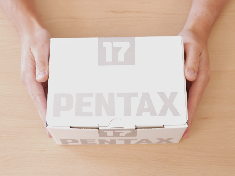 Pentax 17 Film Camera - Product Photo - the box it comes in