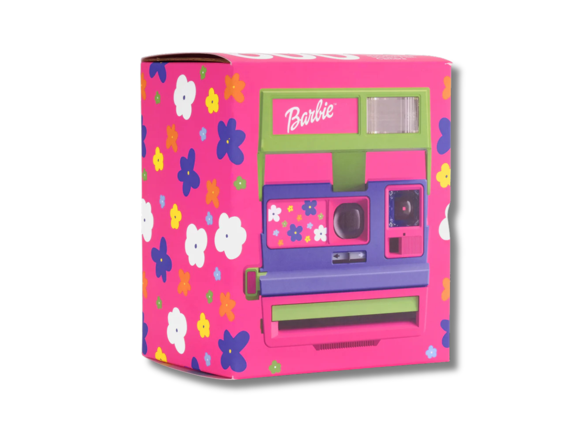 Polaroid 600 Barbie Instant Camera - Refurbished Vintage Camera - boxed, front