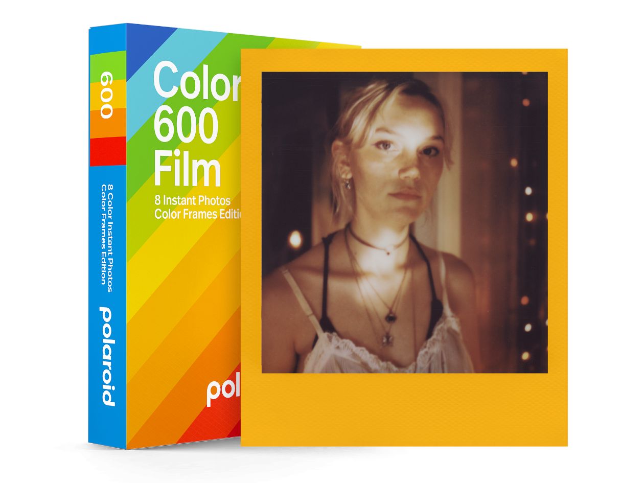Polaroid 600 Film - Colour Frames - Box & Film