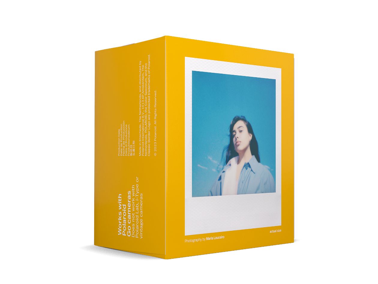 Polaroid Go Film - Colour - Back of Box