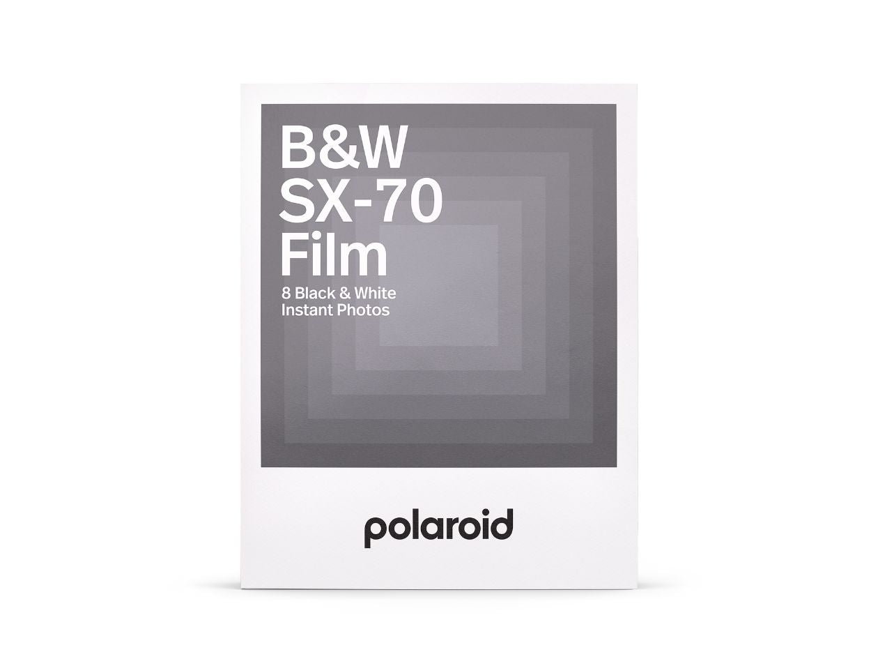 Polaroid SX-70 Film - Black & White - Front of Box