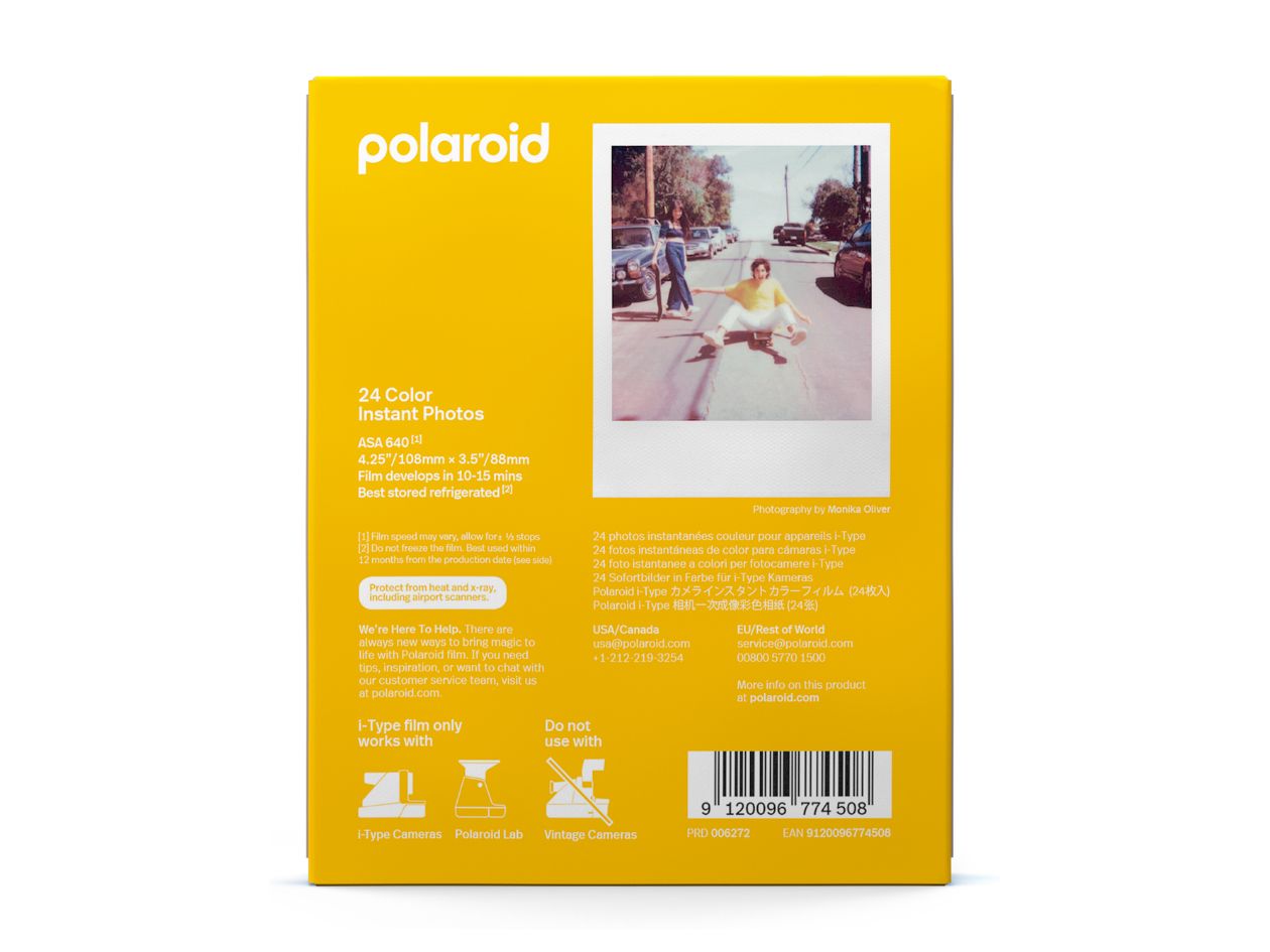Polaroid i-Type Film - Colour Frames Edition