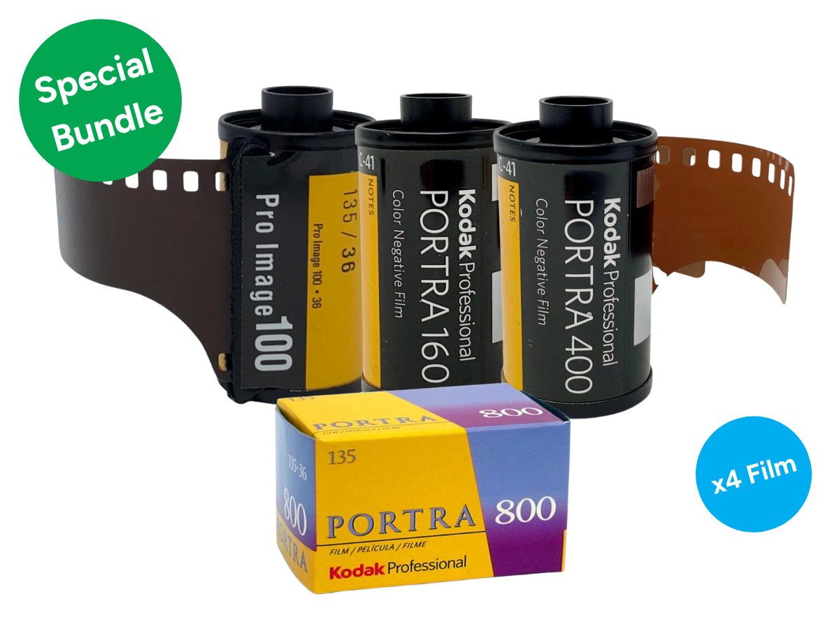 Special Bundle, Kodak Pro Image 100, Portra 160, Portra 400 and Portra 800 together.