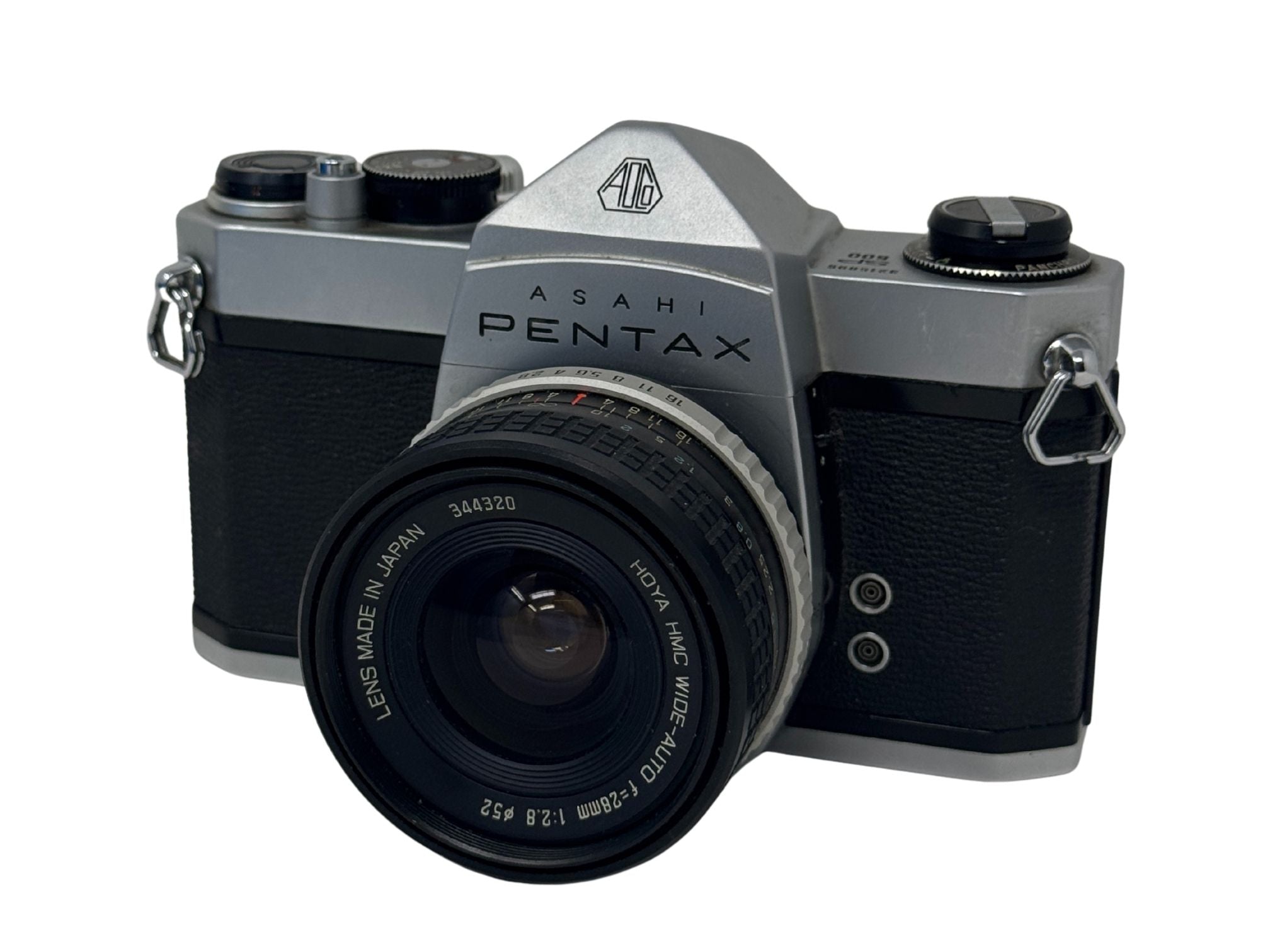 Pentax Spotmatic SP500 w/ Hoya 28mm f/2.8 [3215895] - Film Camera