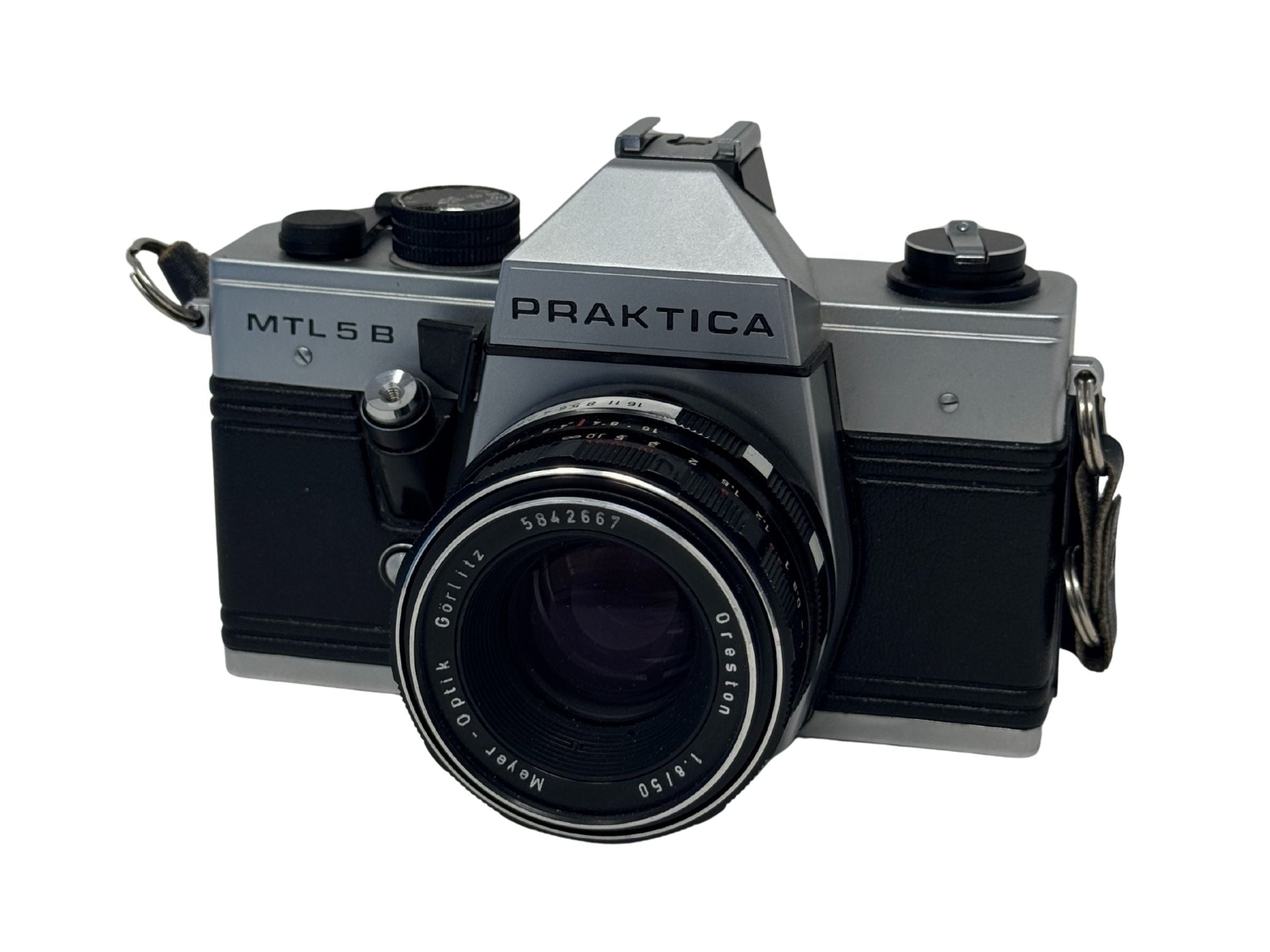 Praktica MTL5B w/ Meyer 50mm f/1.8 Oreston [525712] - Film Camera