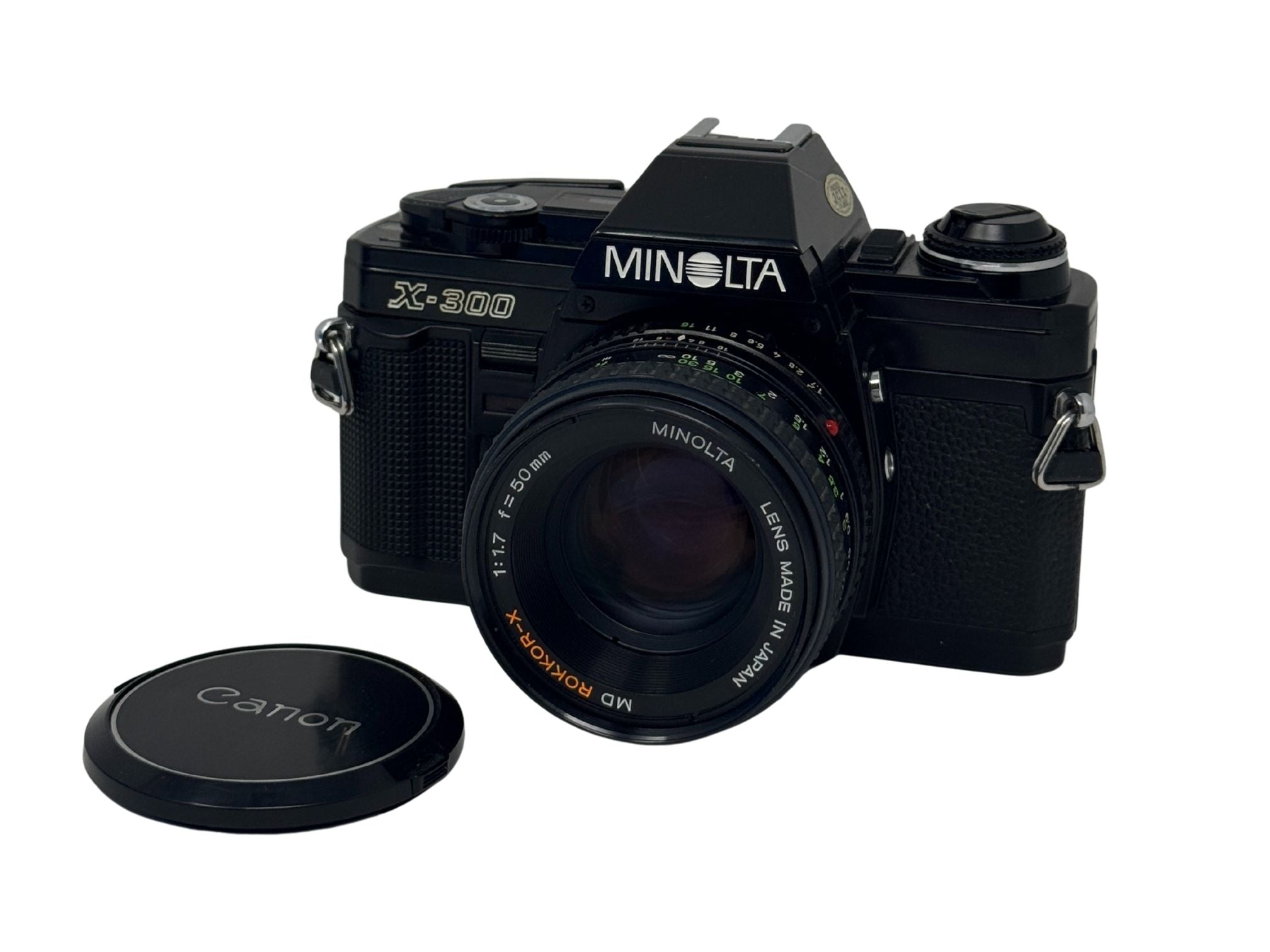 Minolta X-300 Black w/ 50mm f/1.7 [8878400] - Film Camera