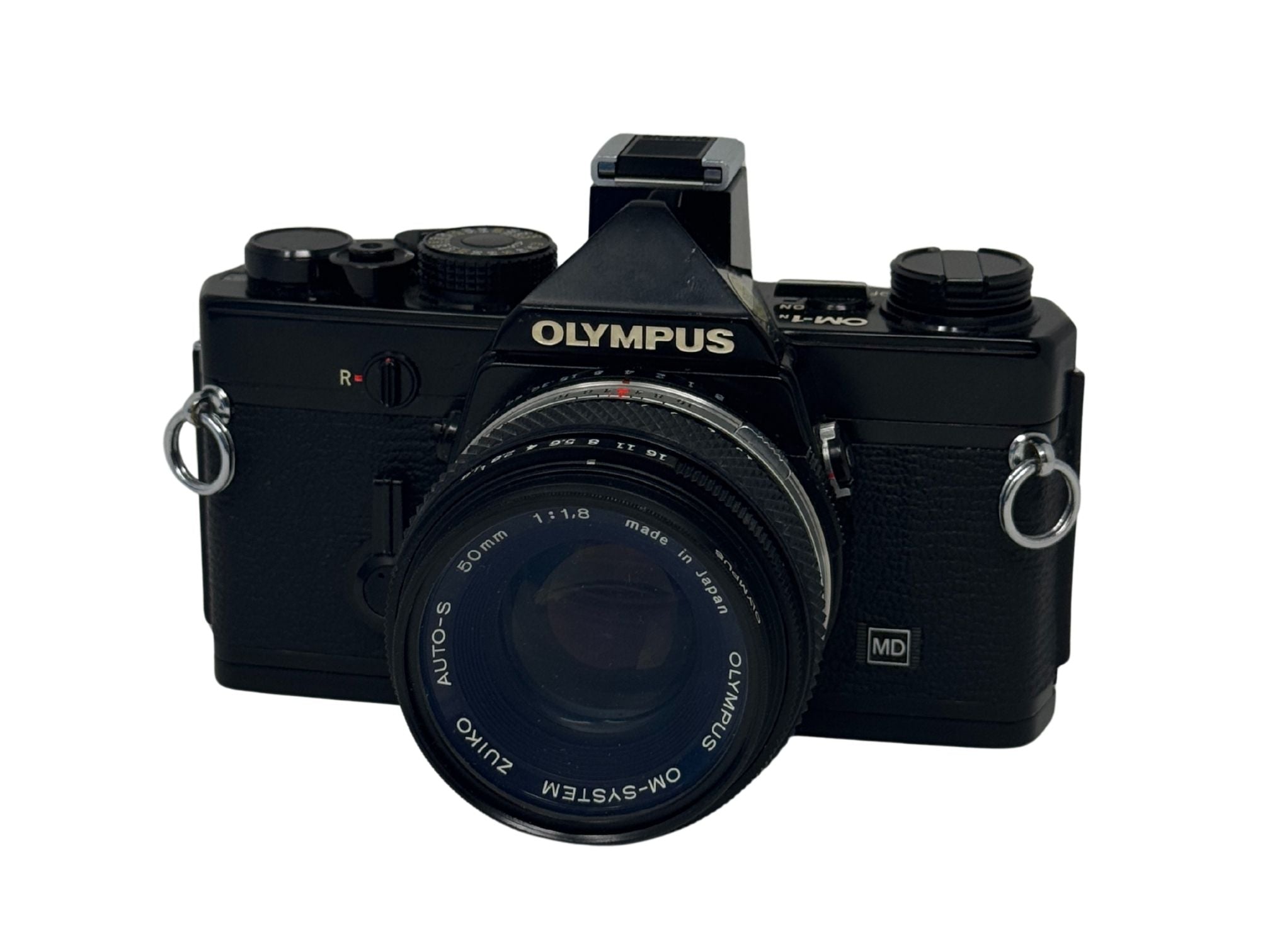 Olympus OM-1n Black w/ 50mm f/1.8 [2128139] - Film Camera
