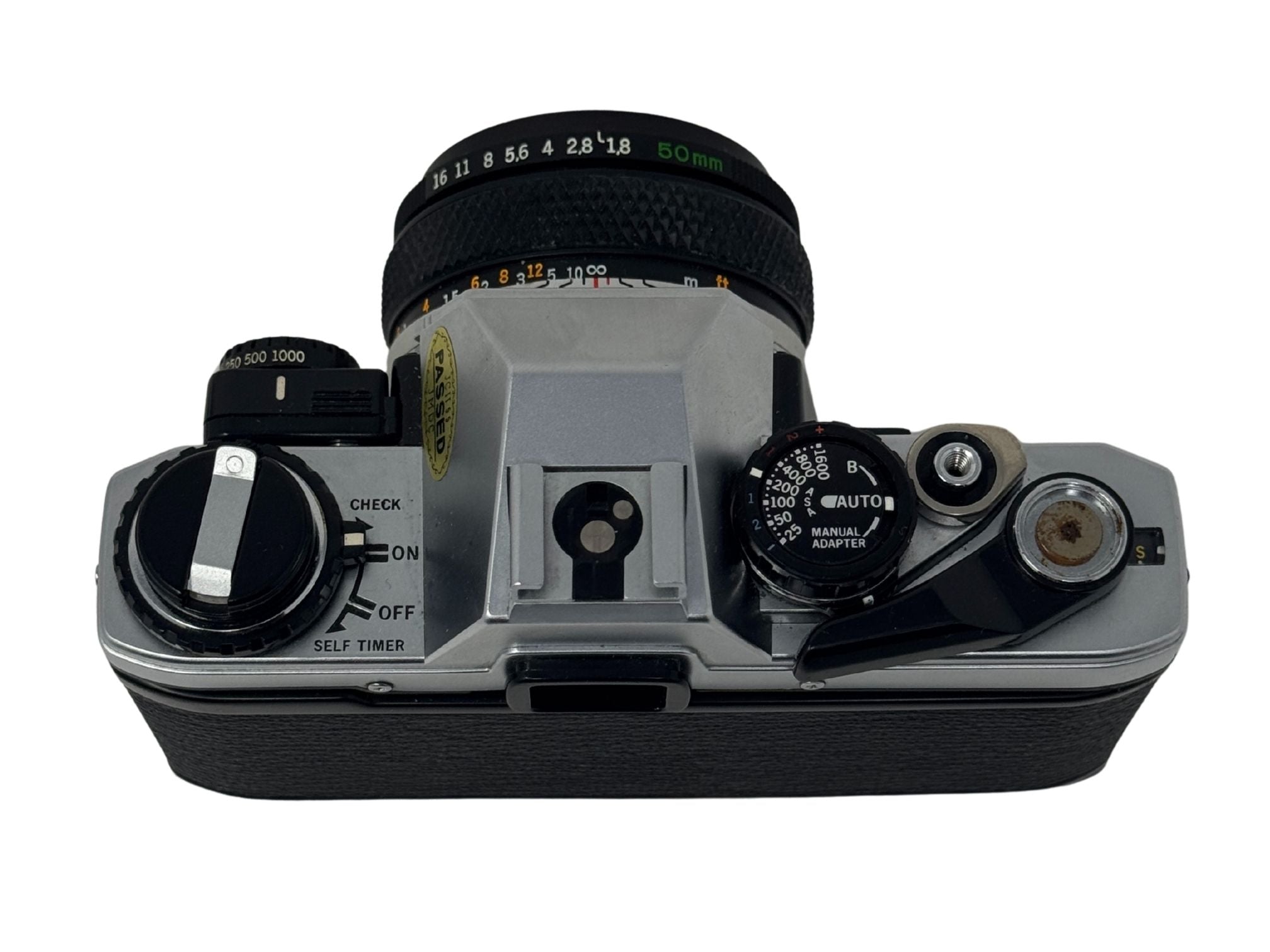 Olympus OM-10 w/ 50mm f/1.8 w/ Manual Adapter [2693564] - Film Camera